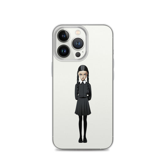 Wednesday Addams Clear Case for iPhone®