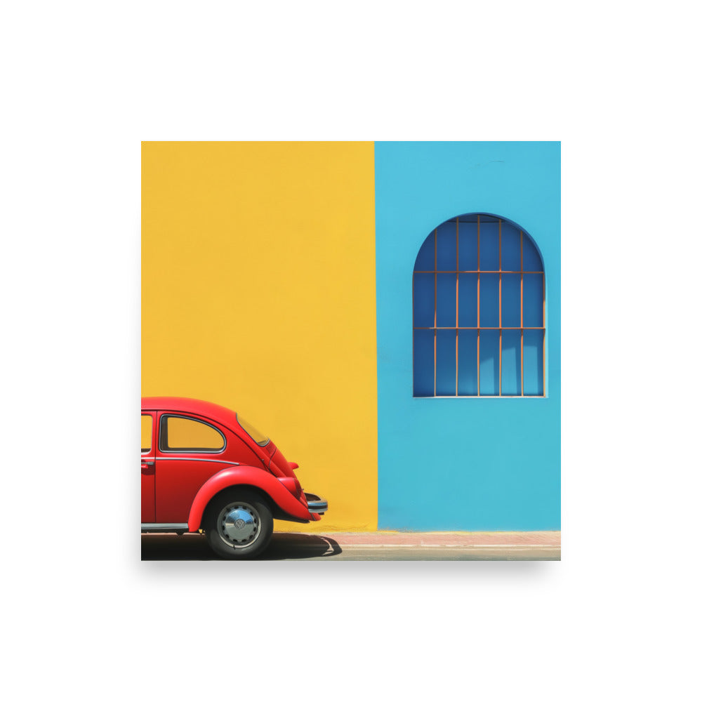 VW Beetle #029 Photo paper poster