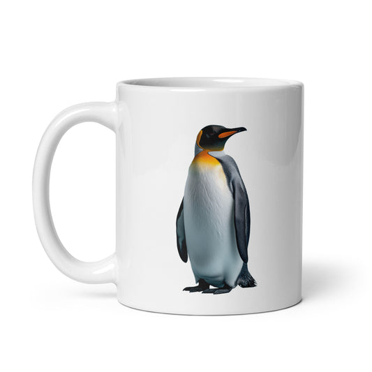 Penguin White glossy mug